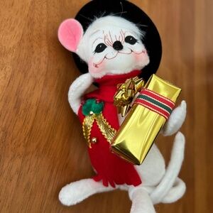 Annalee 2008 A Gift For You Mouse 6" Christmas Excellent Condition 77750…